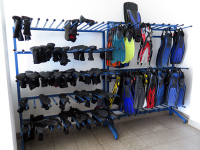 Rental dive equipment
