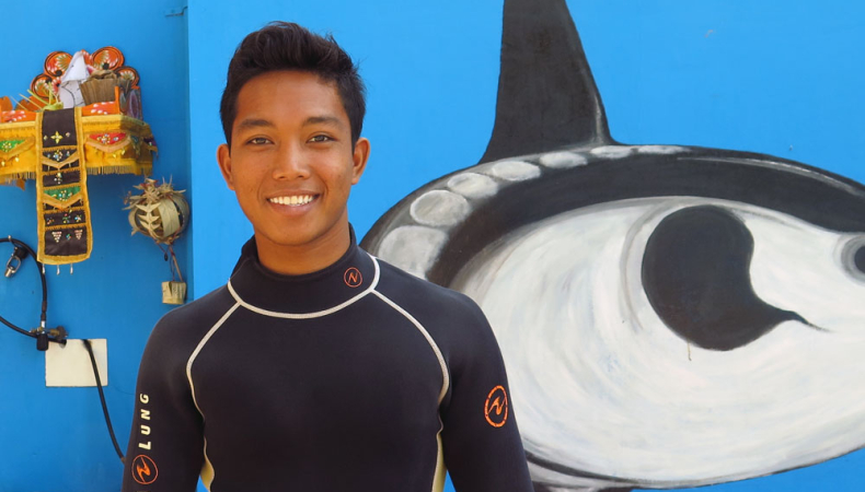 Diving in Bali with Adi